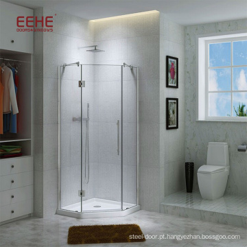 Preço de quarto de banho de chuveiro de vidro deslizante na Índia / chuveiro de vestiário